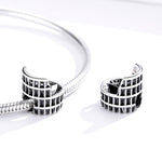Perline Colosseo in argento sterling S925 per gioielli