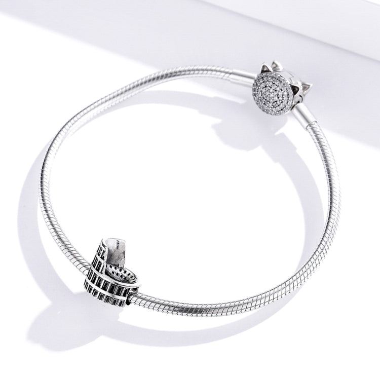 Perline Colosseo in argento sterling S925 per gioielli