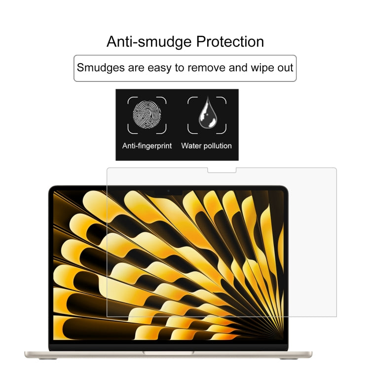 Pellicola vetro temperato MacBook Air 15.3 2023-2026 2 pezzi