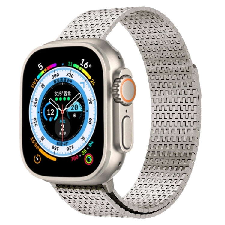 Cinturino per orologio in acciaio inossidabile con chiusura magnetica ad anello milanese, For Apple Watch SE 40mm, For Apple Watch SE 44mm, For Apple Watch Series 6 40mm, For Apple Watch Series 6 44mm, For Apple Watch Series 5 44mm                     ...