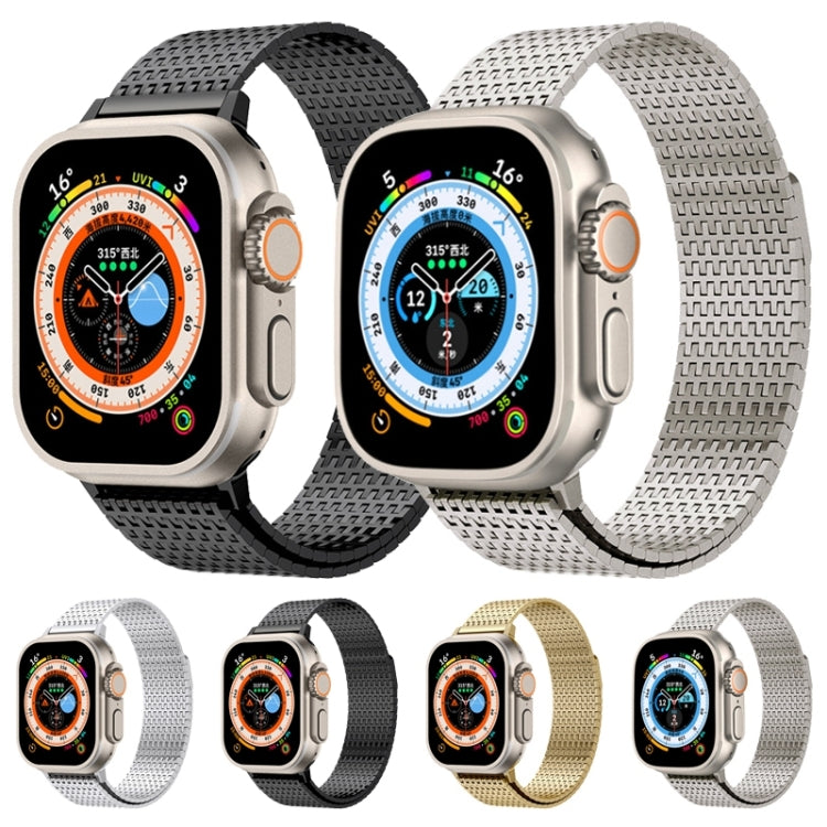 Cinturino per orologio in acciaio inossidabile con chiusura magnetica ad anello milanese, For Apple Watch SE 40mm, For Apple Watch SE 44mm, For Apple Watch Series 6 40mm, For Apple Watch Series 6 44mm, For Apple Watch Series 5 44mm                     ...