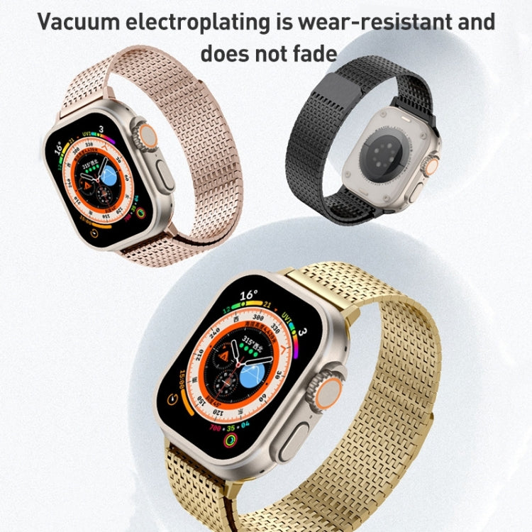 Cinturino per orologio in acciaio inossidabile con chiusura magnetica ad anello milanese, For Apple Watch 42mm, For Apple Watch 38mm