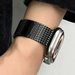 Cinturino per orologio in acciaio inossidabile con chiusura magnetica ad anello milanese, For Apple Watch SE 40mm, For Apple Watch SE 44mm, For Apple Watch Series 6 40mm, For Apple Watch Series 6 44mm, For Apple Watch Series 5 44mm                     ...