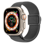 Cinturino per orologio in nylon con fibbia a scatto con trama in fibra di carbonio, For Apple Watch Ultra 2 49mm