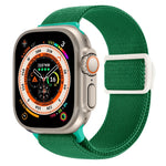 Cinturino per orologio in nylon con fibbia a scatto con trama in fibra di carbonio, For Apple Watch Ultra 2 49mm