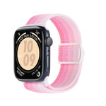 Cinturino per orologio in nylon con fibbia a scatto con trama in fibra di carbonio, For Apple Watch Series 9 45mm