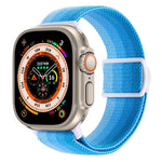 Cinturino per orologio in nylon con fibbia a scatto con trama in fibra di carbonio, For Apple Watch Ultra 49mm
