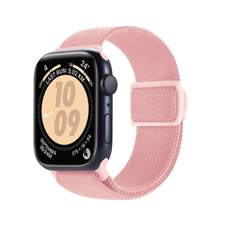 Cinturino per orologio in nylon con fibbia a scatto con trama in fibra di carbonio, For Apple Watch Series 8 41mm