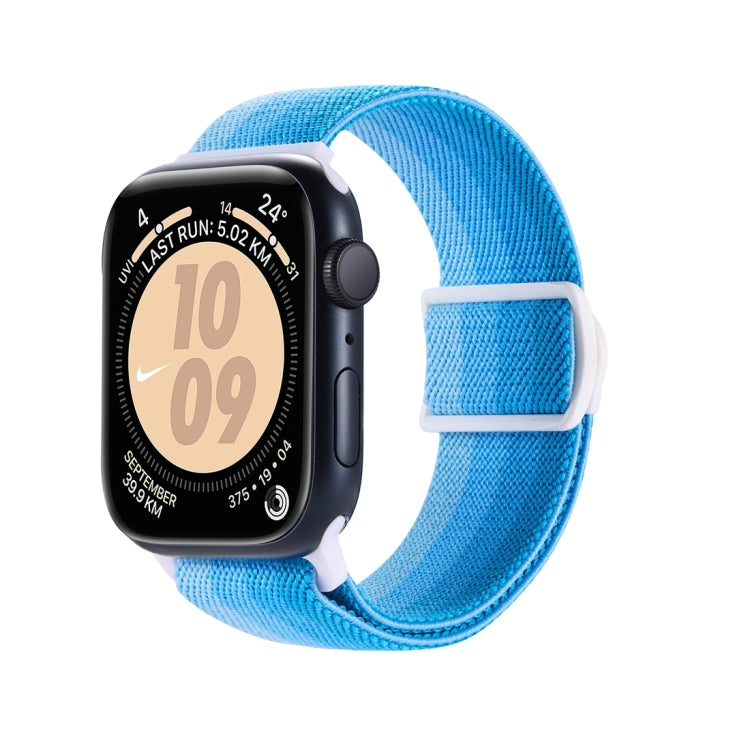 Cinturino per orologio in nylon con fibbia a scatto con trama in fibra di carbonio, For Apple Watch Series 8 41mm