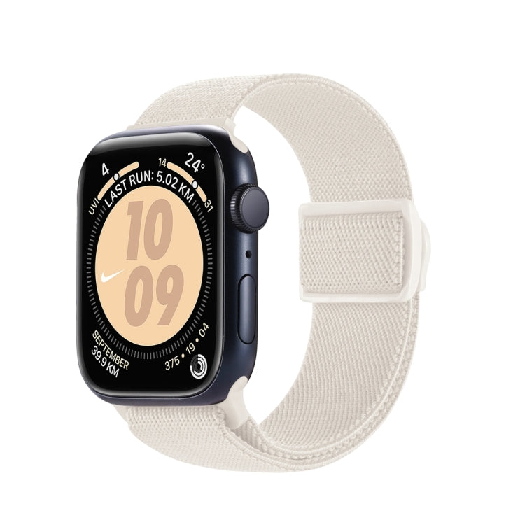 Cinturino per orologio in nylon con fibbia a scatto con trama in fibra di carbonio, For Apple Watch Series 8 41mm