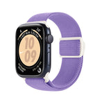 Cinturino per orologio in nylon con fibbia a scatto con trama in fibra di carbonio, For Apple Watch Series 7 45mm