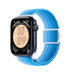 Cinturino per orologio in nylon con fibbia a scatto con trama in fibra di carbonio, For Apple Watch Series 5 44mm