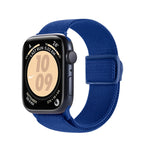 Cinturino per orologio in nylon con fibbia a scatto con trama in fibra di carbonio, For Apple Watch Series 4 44mm