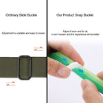Cinturino per orologio in nylon con fibbia a scatto con trama in fibra di carbonio, For Apple Watch Ultra 49mm