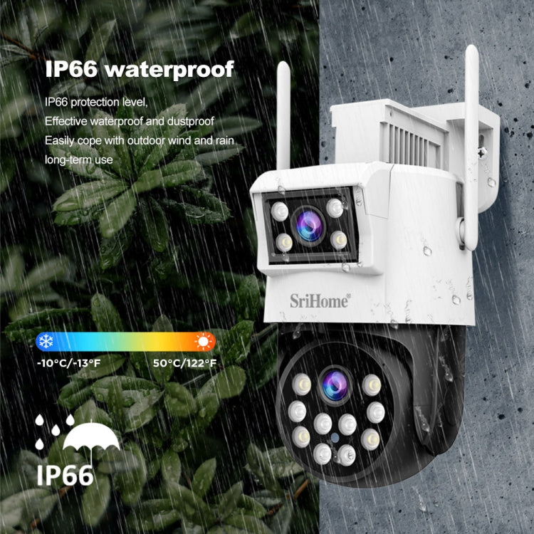SriHome SH048 Telecamera IP doppio obiettivo 2MP