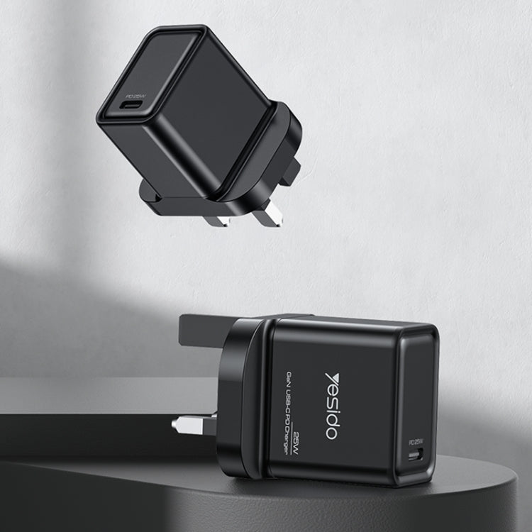 Caricabatterie rapido GaN USB-C 25W Yesido YC81