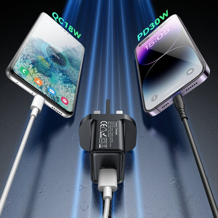 Caricabatterie GaN USB-C 30W Yesido YC83 ricarica rapida