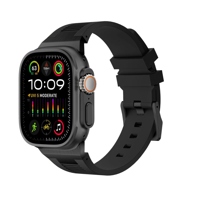 Cinturino per orologio in silicone liquido Loners, For Apple Watch Ultra 49mm