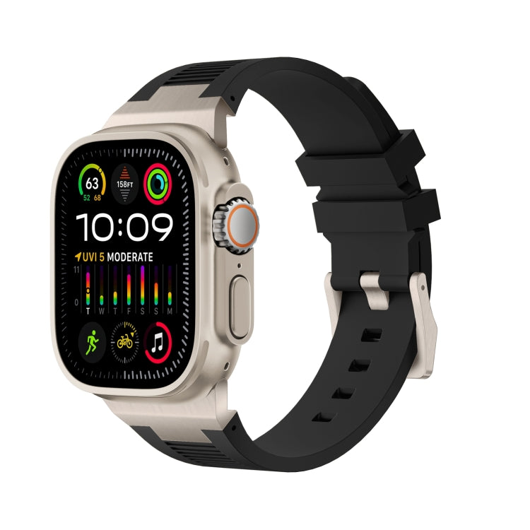 Cinturino per orologio in silicone liquido Loners, For Apple Watch Ultra 49mm