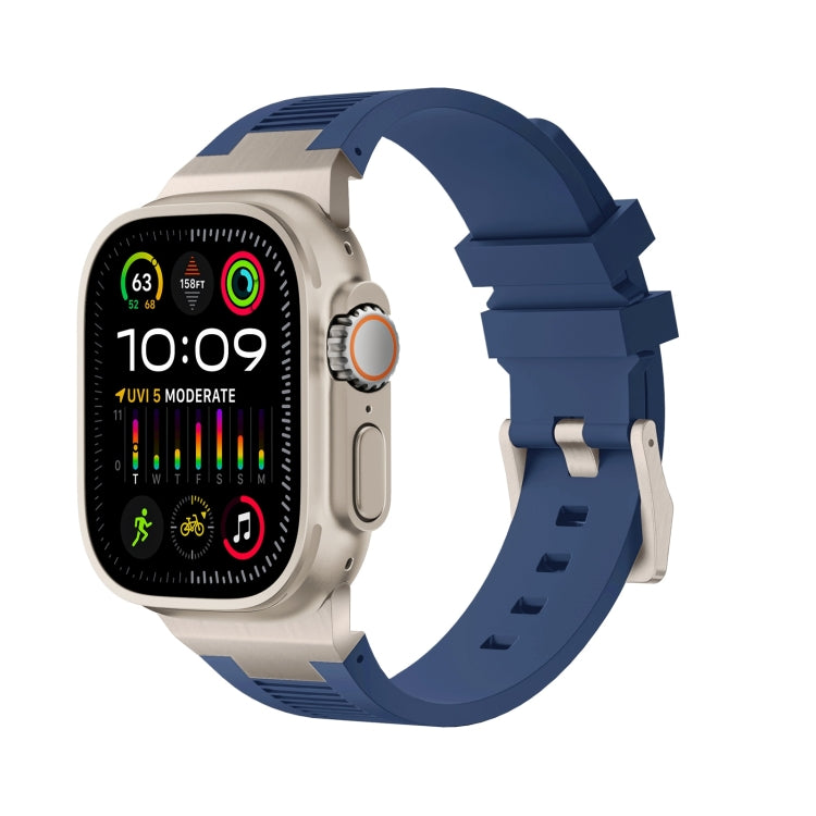 Cinturino per orologio in silicone liquido Loners, For Apple Watch Ultra 49mm