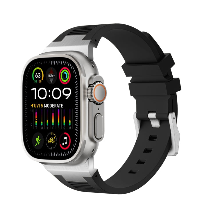Cinturino per orologio in silicone liquido Loners, For Apple Watch Ultra 49mm