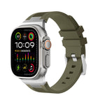 Cinturino per orologio in silicone liquido Loners, For Apple Watch Ultra 49mm