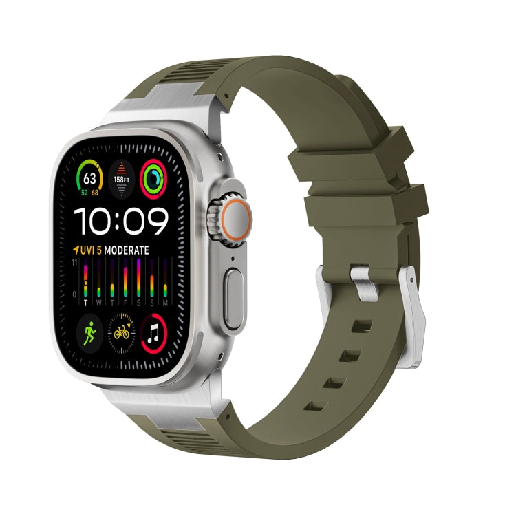 Cinturino per orologio in silicone liquido Loners, For Apple Watch Ultra 49mm