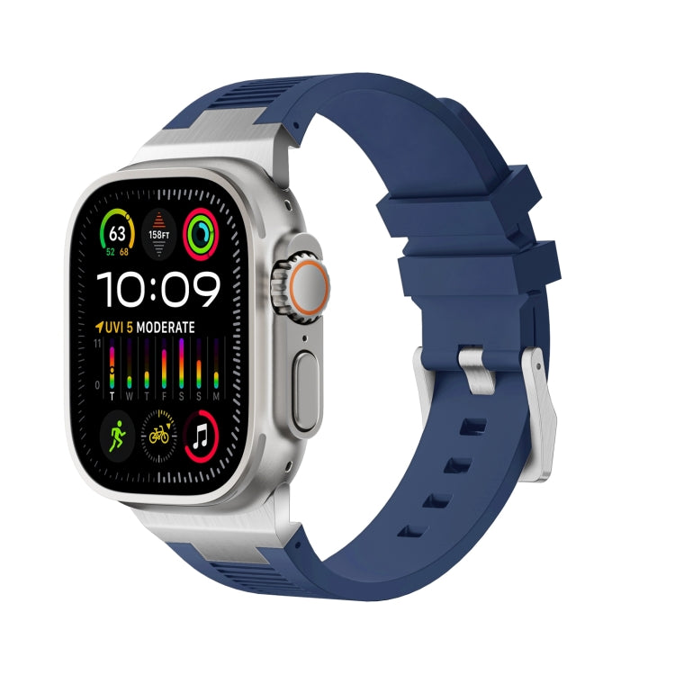 Cinturino per orologio in silicone liquido Loners, For Apple Watch Ultra 49mm