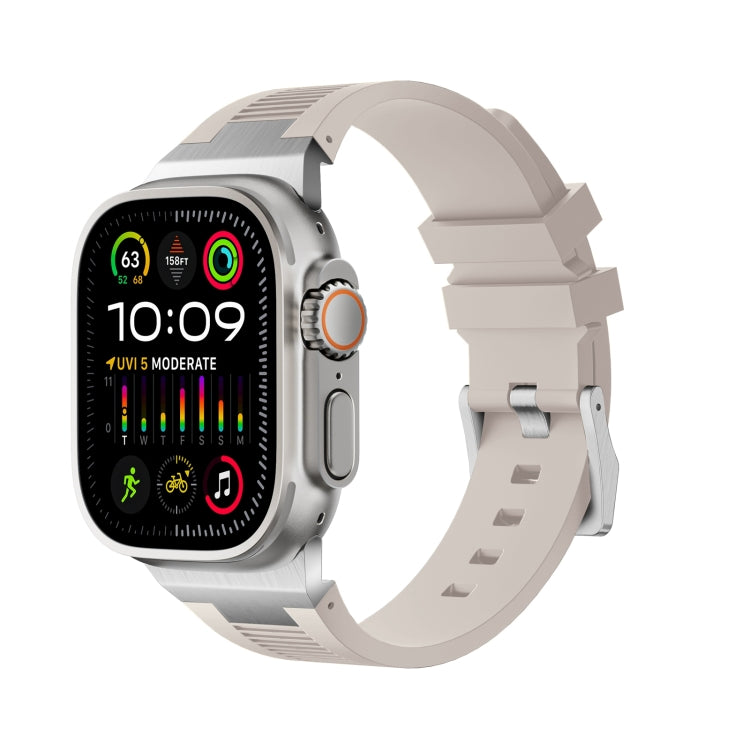 Cinturino per orologio in silicone liquido Loners, For Apple Watch Ultra 49mm