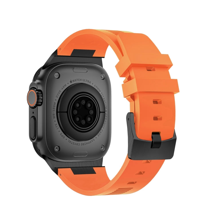 Cinturino per orologio in silicone liquido Loners, For Apple Watch Series 7 45mm