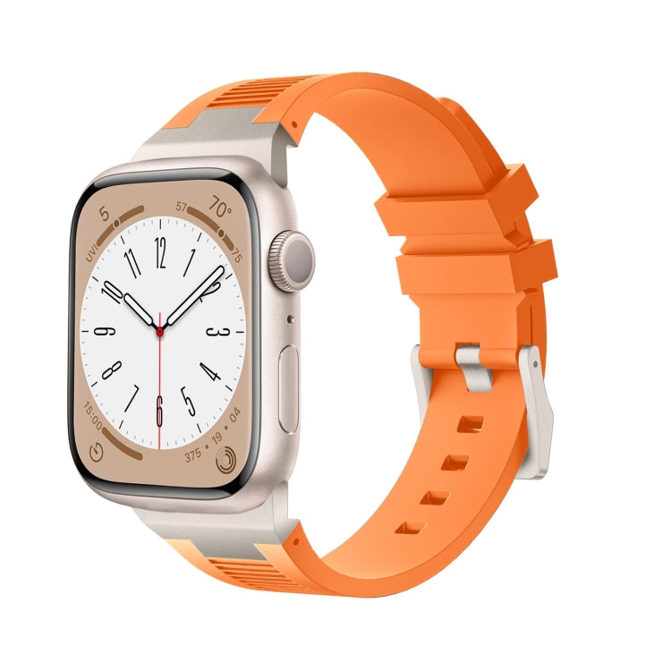 Cinturino per orologio in silicone liquido Loners, For Apple Watch Series 7 45mm