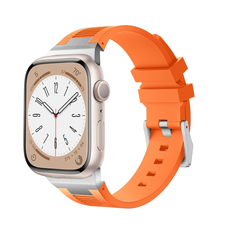 Cinturino per orologio in silicone liquido Loners, For Apple Watch Series 7 45mm