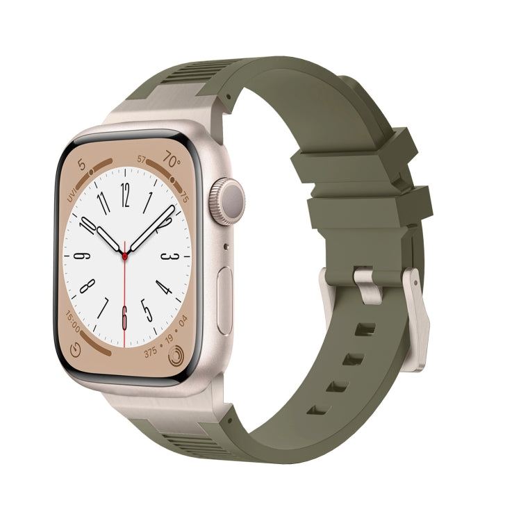Cinturino per orologio in silicone liquido Loners, For Apple Watch SE 44mm