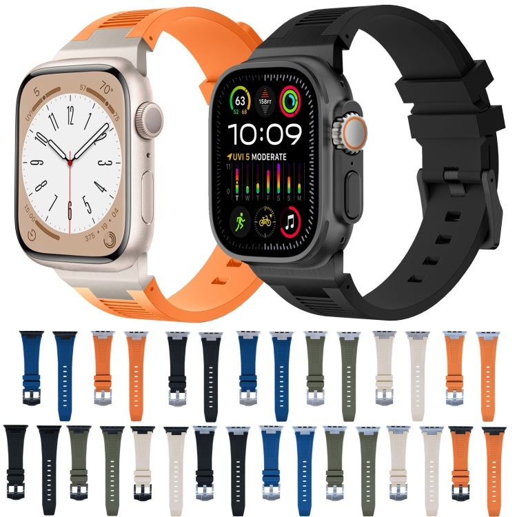 Cinturino per orologio in silicone liquido Loners, For Apple Watch Ultra 49mm