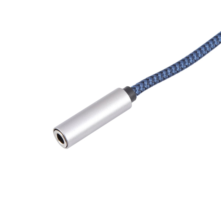 Adattatore audio USB maschio a femmina 3,5 mm intrecciato