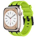 Cinturino per orologio in silicone liquido a grana di pietra, For Apple Watch SE 2023 44mm, For Apple Watch Ultra 2 49mm