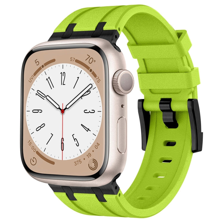 Cinturino per orologio in silicone liquido a grana di pietra, For Apple Watch SE 2023 44mm, For Apple Watch Ultra 2 49mm