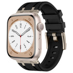 Cinturino per orologio in silicone liquido a grana di pietra, For Apple Watch SE 2023 44mm, For Apple Watch Ultra 2 49mm