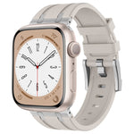 Cinturino per orologio in silicone liquido a grana di pietra, For Apple Watch SE 2023 44mm, For Apple Watch Ultra 2 49mm