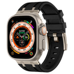 Cinturino per orologio in silicone liquido a grana di pietra, For Apple Watch SE 2023 44mm, For Apple Watch Ultra 2 49mm
