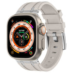 Cinturino per orologio in silicone liquido a grana di pietra, For Apple Watch SE 2023 44mm, For Apple Watch Ultra 2 49mm