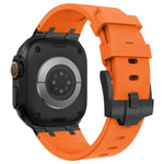 Cinturino per orologio in silicone liquido a grana di pietra, For Apple Watch Series 2 42mm, For Apple Watch 42mm