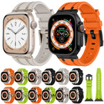 Cinturino per orologio in silicone liquido a grana di pietra, For Apple Watch SE 2023 44mm, For Apple Watch Ultra 2 49mm