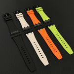Cinturino per orologio in silicone liquido a grana di pietra, For Apple Watch SE 2023 44mm, For Apple Watch Ultra 2 49mm