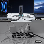 Caricatore multiporta GaN 6 in 1 65W USB-C e USB-A