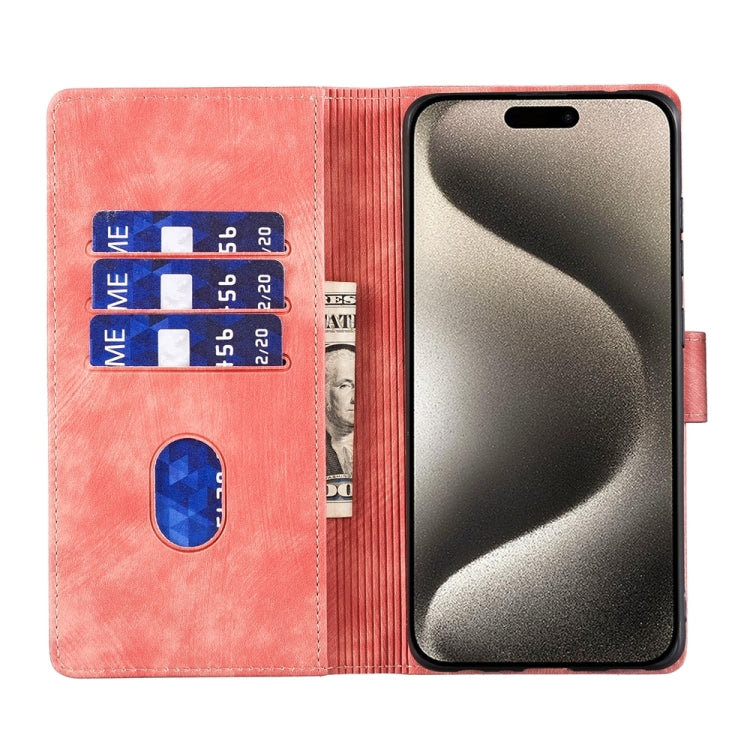 Custodia per telefono in pelle con penna a cuore e gatto in rilievo, For iPhone 15 Pro Max, For iPhone 15 Pro, For iPhone 15 Plus, For iPhone 15