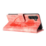 Custodia per telefono in pelle con penna a cuore e gatto in rilievo, For Samsung Galaxy A14 5G, For Samsung Galaxy A13 4G / 5G / A04, For Samsung Galaxy A53 5G, For Samsung Galaxy A33 5G