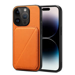 Custodia per telefono con doppio slot per scheda D04 in vitello texture, For iPhone 16 Pro, For iPhone 16 Plus, For iPhone 16, For iPhone 15 Pro Max, For iPhone 15 Pro, For iPhone 15 Plus