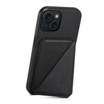 Custodia per telefono con doppio slot per scheda D04 in vitello texture, For iPhone 15, For iPhone 14 Plus, For iPhone 14, For iPhone 14 Pro, For iPhone 14 Pro Max, For iPhone 13 Pro Max