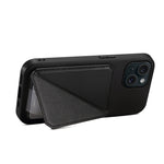 Custodia per telefono con doppio slot per scheda D04 in vitello texture, For iPhone 15, For iPhone 14 Plus, For iPhone 14, For iPhone 14 Pro, For iPhone 14 Pro Max, For iPhone 13 Pro Max